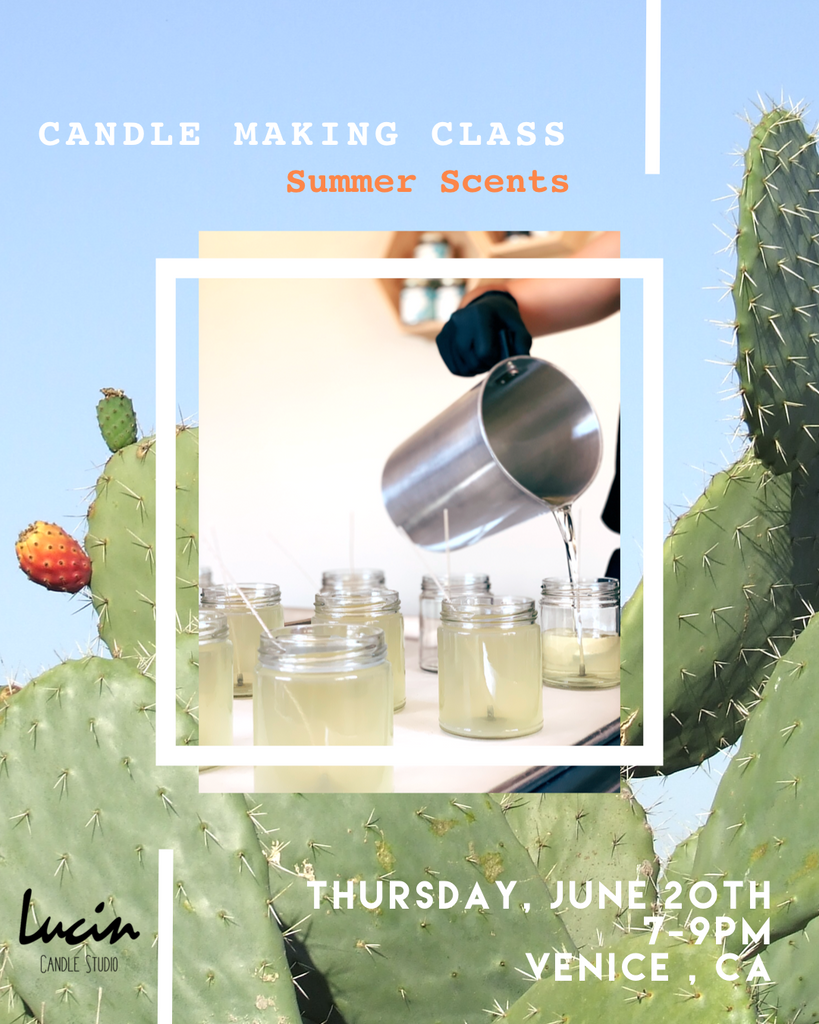 Candle Making Class, SUMMER SCENTS