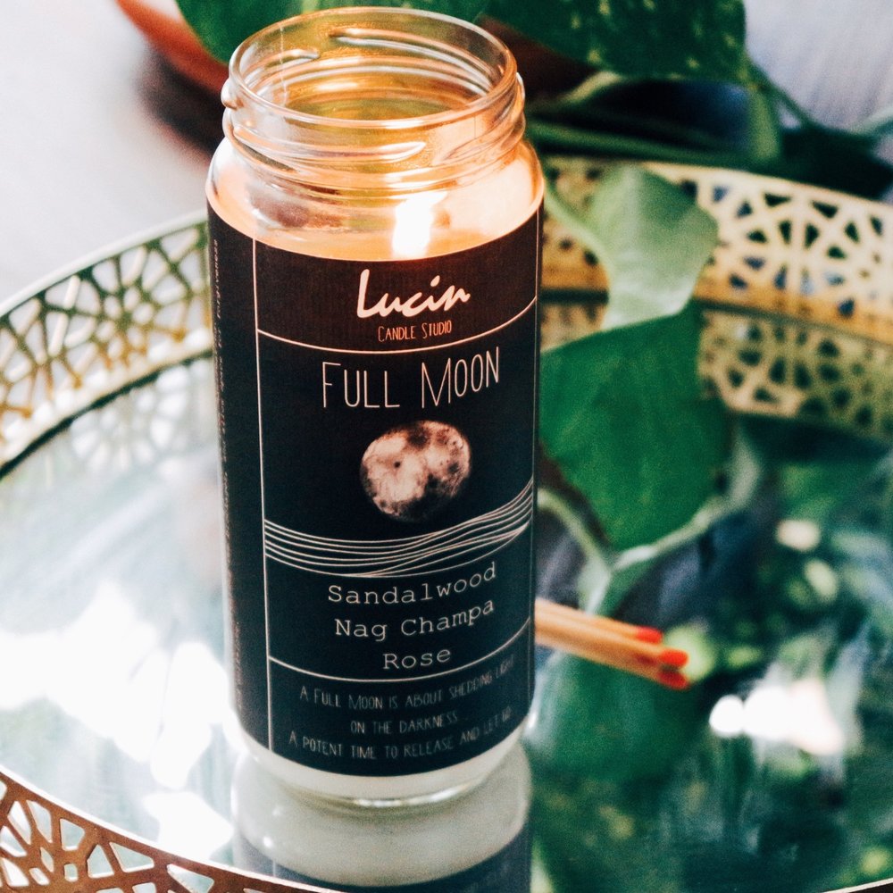 Moon Child Candle - Enhance Your Space with Nag Champa Fragrance –