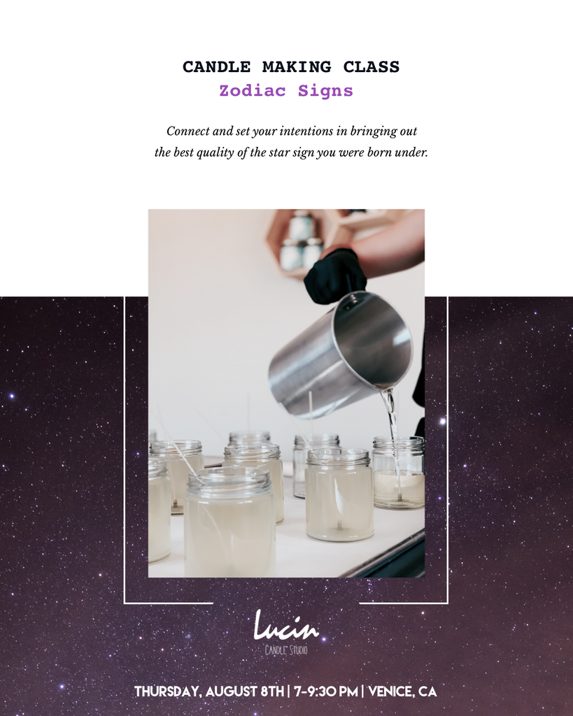 Candle Making Class, ZODIAC SIGNS