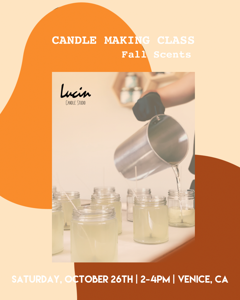 Candle Making Class, FALL SCENTS