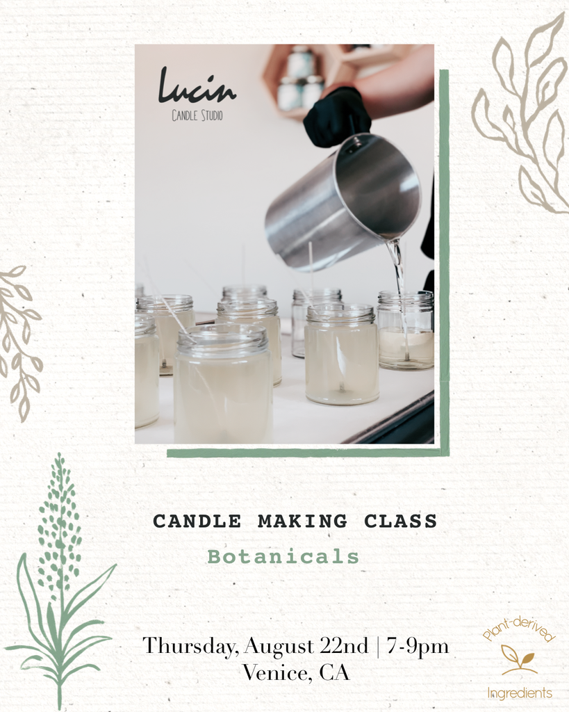 Candle Making Class, BOTANICALS